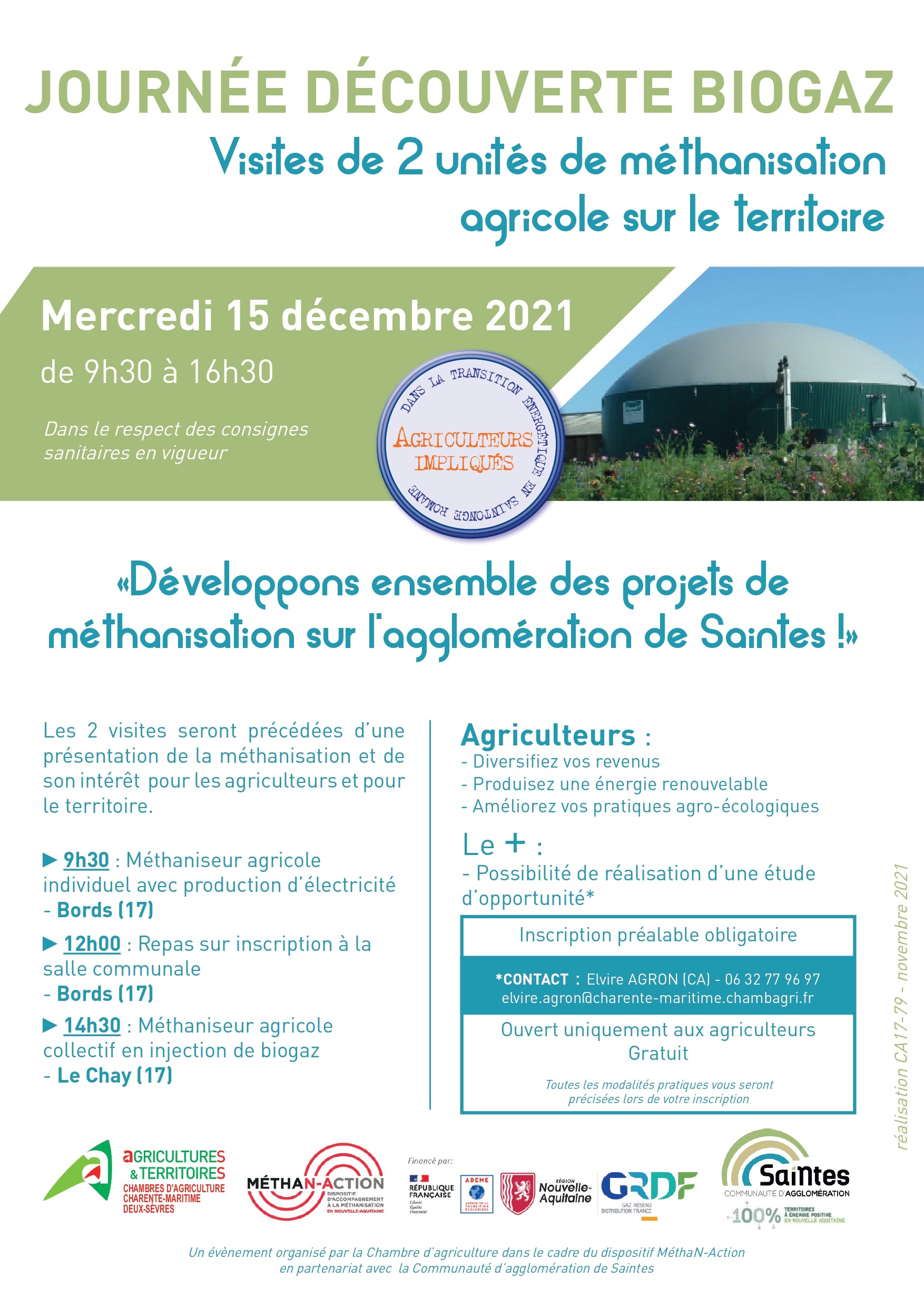 Programme Journée Découverte Biogaz